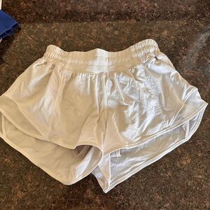 White Lululemon Shorts - size 0 - in good shape - 2 “